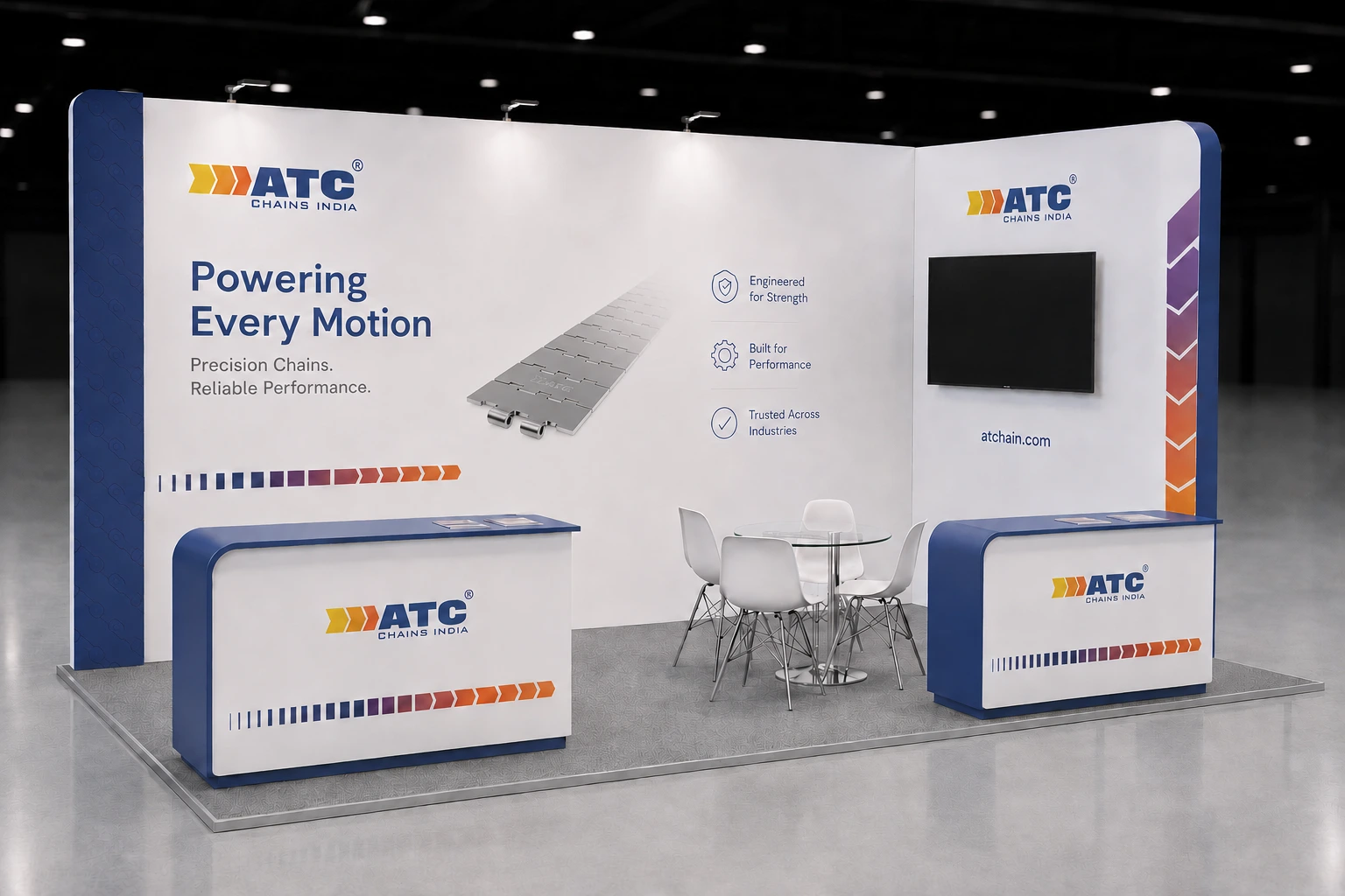 ATC Chains India Exhibition Booth