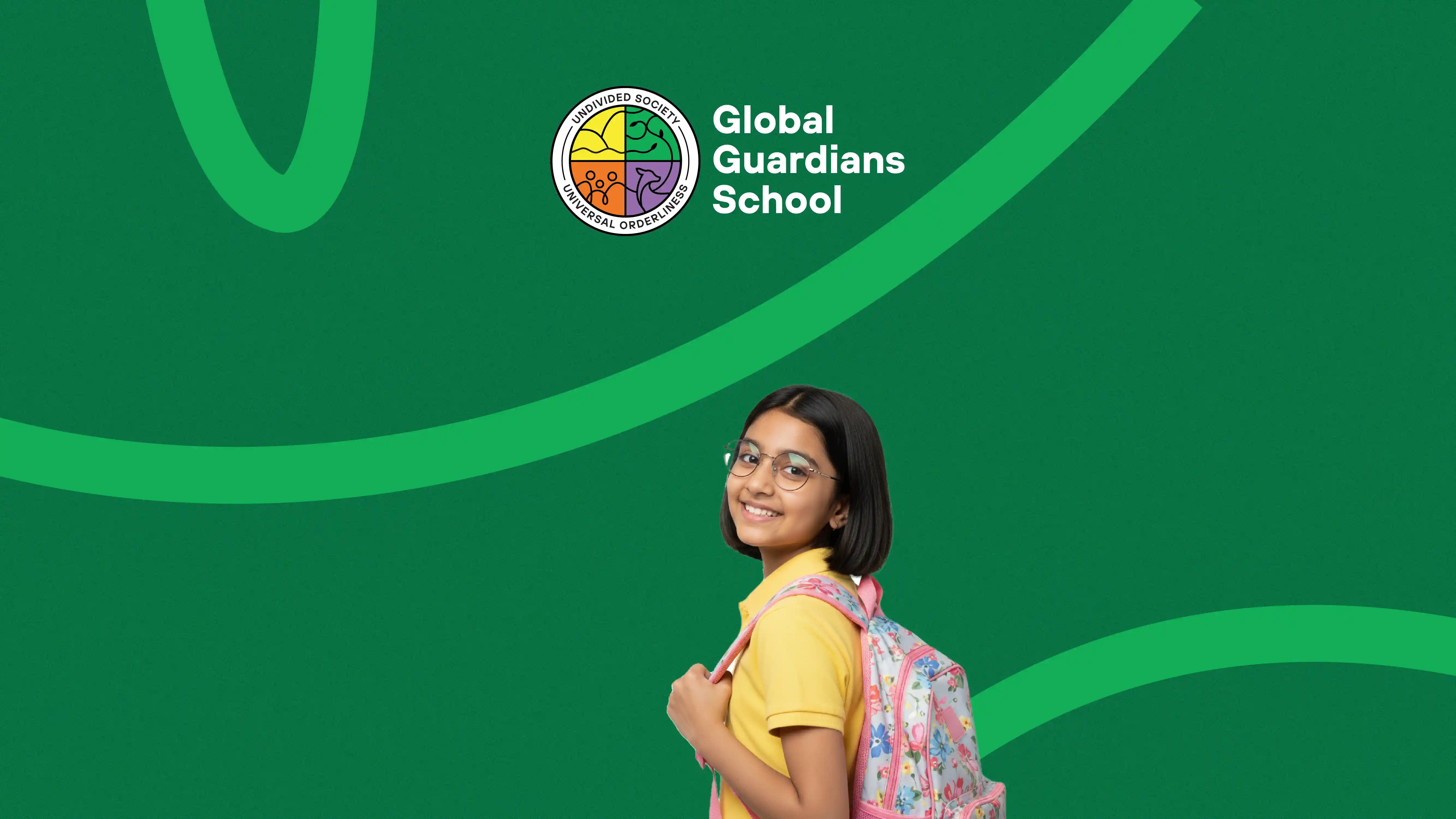 Global Guardians School brand identity by Pragyan — education branding Ahmedabad