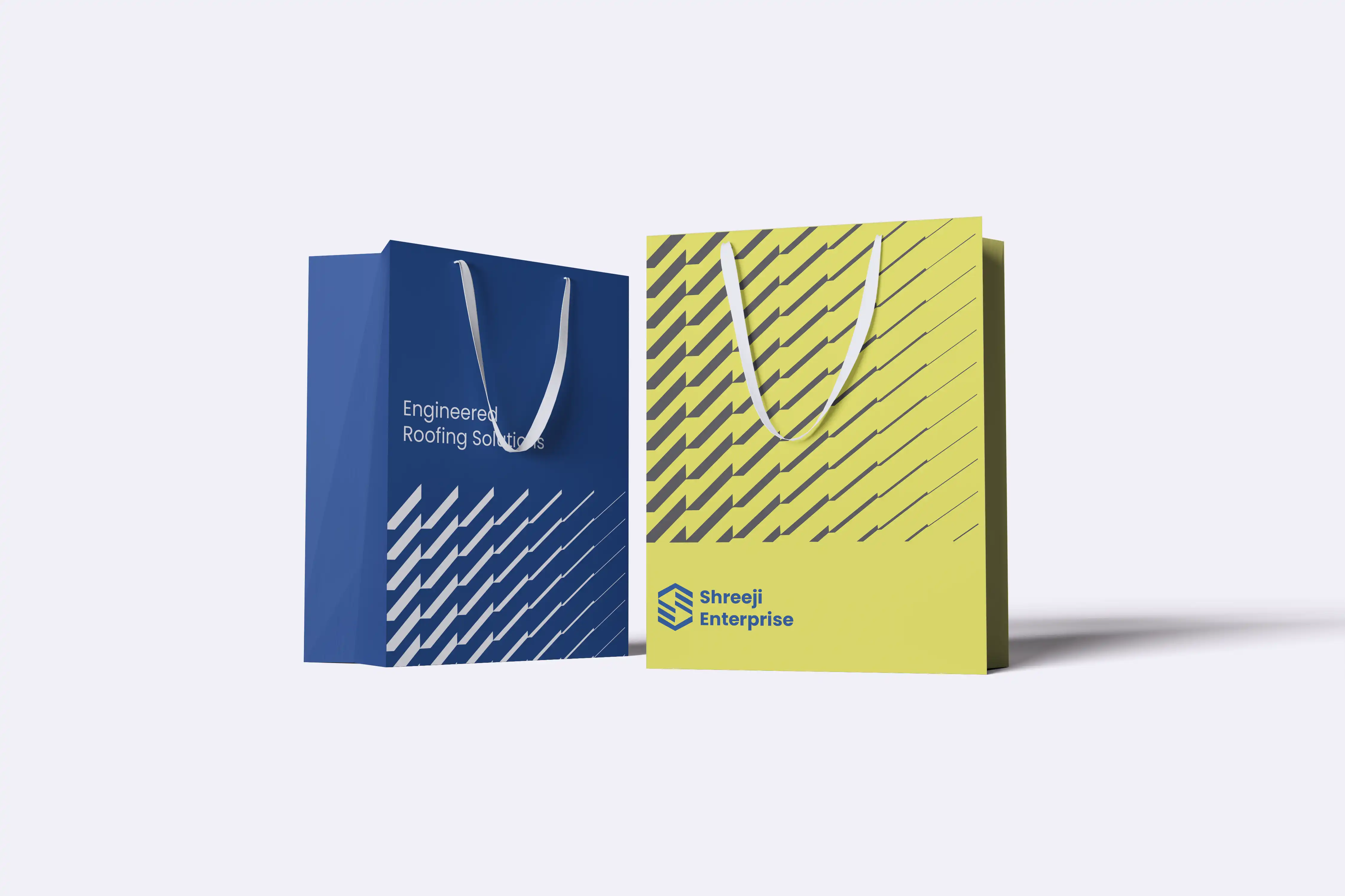 Shreeji Enterprise branded paper bag design by Pragyan